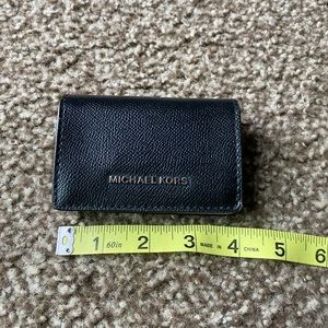 Michael Kors Black and Gray Small Wallet
